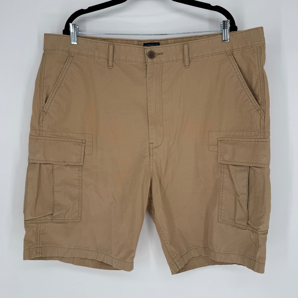 LEVI'S MEN'S CARRIER CARGO 9.5" SHORTS TRUE CHINO 42W OUTDOOR CASUAL 100% COTTON